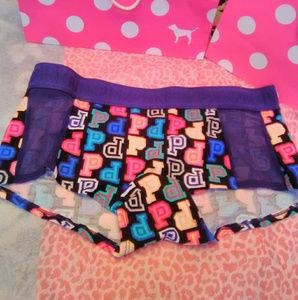 PINK authentic medium size boy shorts